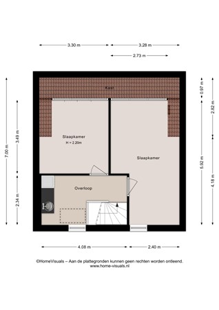 Floorplan - Zomertalinghof 22, 8043 JV Zwolle